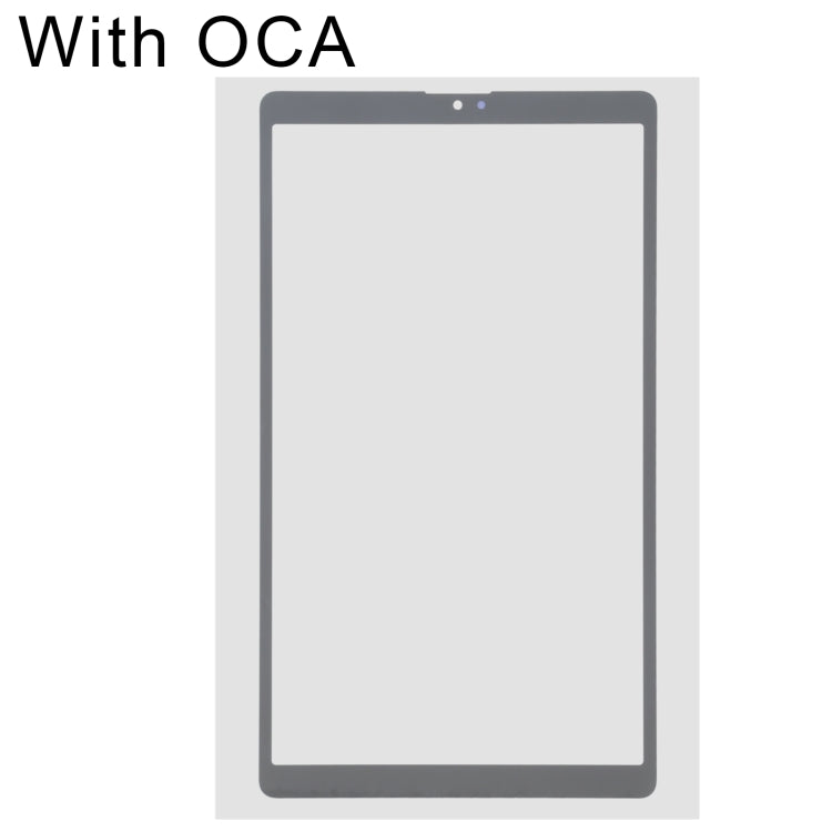 For Samsung Galaxy Tab A7 Lite SM-T225 LTE  Front Screen Outer Glass Lens with OCA Optically Clear Adhesive (Black) - Touch Panel by PMC Jewellery | Online Shopping South Africa | PMC Jewellery