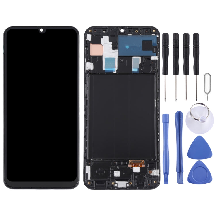 Original Super AMOLED LCD Screen for Samsung Galaxy A30 SM-A305 Digitizer Full Assembly with Frame (Black) - LCD Screen by PMC Jewellery | Online Shopping South Africa | PMC Jewellery