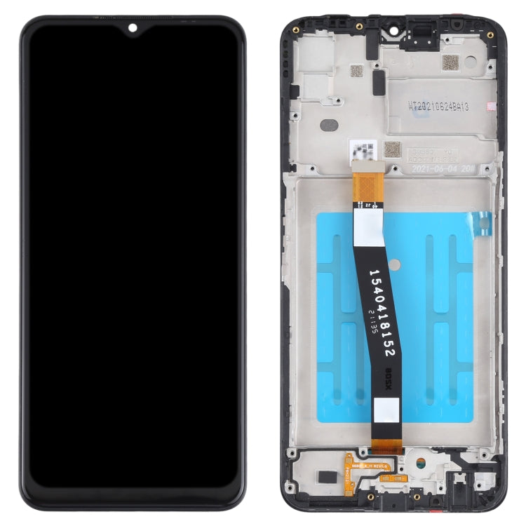 Original LCD Screen for Samsung Galaxy A22 5G SM-A226 Digitizer Full Assembly with Frame (Black) - LCD Screen by PMC Jewellery | Online Shopping South Africa | PMC Jewellery