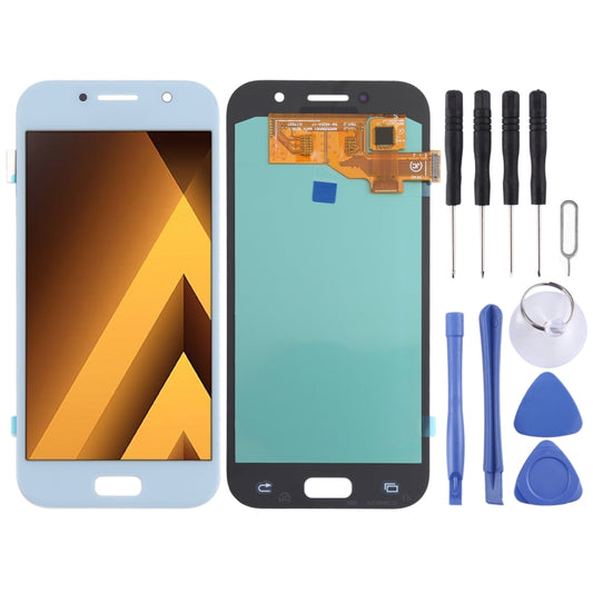 OLED LCD Screen for Samsung Galaxy A5 (2017) SM-A520 With Digitizer Full Assembly (Blue) - LCD Screen by PMC Jewellery | Online Shopping South Africa | PMC Jewellery