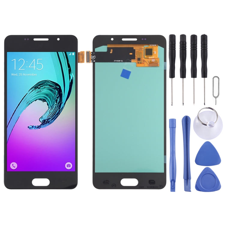 OLED LCD Screen for Samsung Galaxy A5 (2016) SM-A510 With Digitizer Full Assembly (Black) - LCD Screen by PMC Jewellery | Online Shopping South Africa | PMC Jewellery