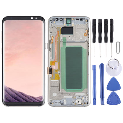 OLED LCD Screen for Samsung Galaxy S8+ SM-G955 Digitizer Full Assembly with Frame (Gold) - LCD Screen by PMC Jewellery | Online Shopping South Africa | PMC Jewellery