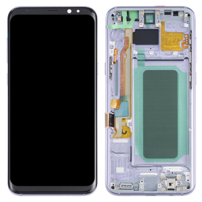 OLED LCD Screen for Samsung Galaxy S8+ SM-G955 Digitizer Full Assembly with Frame (Purple) - LCD Screen by PMC Jewellery | Online Shopping South Africa | PMC Jewellery