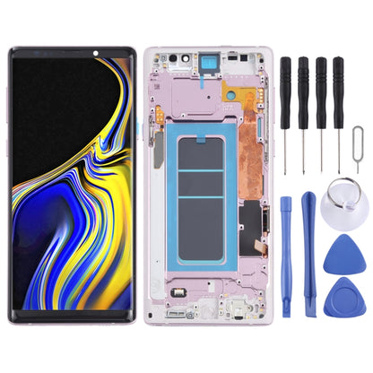 OLED LCD Screen for Samsung Galaxy Note9 SM-N960 Digitizer Full Assembly with Frame (Purple) - LCD Screen by PMC Jewellery | Online Shopping South Africa | PMC Jewellery