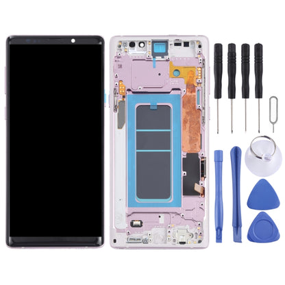 OLED LCD Screen for Samsung Galaxy Note9 SM-N960 Digitizer Full Assembly with Frame (Purple) - LCD Screen by PMC Jewellery | Online Shopping South Africa | PMC Jewellery