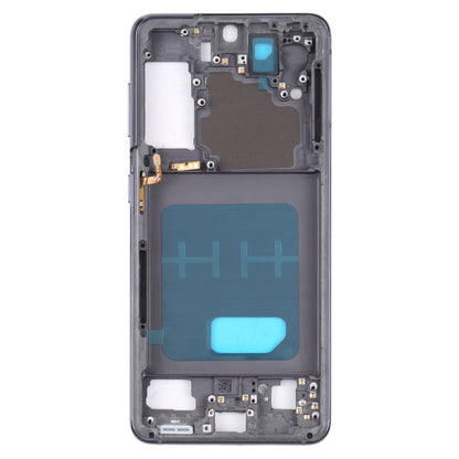 For Samsung Galaxy S21 5G SM-G991B Middle Frame Bezel Plate (Black) - Frame Bezel Plate by PMC Jewellery | Online Shopping South Africa | PMC Jewellery