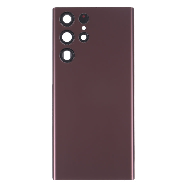 For Samsung Galaxy S22 Ultra 5G SM-S908B Battery Back Cover with Camera Lens Cover (Purple) - Back Cover by PMC Jewellery | Online Shopping South Africa | PMC Jewellery