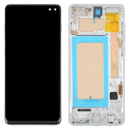 TFT LCD Screen For Samsung Galaxy S10+ SM-G975 Digitizer Full Assembly with Frame,Not Supporting Fingerprint Identification(Silver) - LCD Screen by PMC Jewellery | Online Shopping South Africa | PMC Jewellery