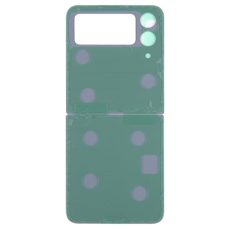 For Samsung Galaxy Z Flip4 SM-F721B Battery Back Cover with Camera Lens Cover(Blue) - Back Cover by PMC Jewellery | Online Shopping South Africa | PMC Jewellery