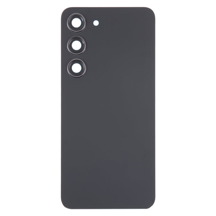 For Samsung Galaxy S23 SM-S911B OEM Glass Battery Back Cover with Camera Lens Cover(Black) - Back Cover by PMC Jewellery | Online Shopping South Africa | PMC Jewellery