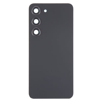 For Samsung Galaxy S23 SM-S911B OEM Glass Battery Back Cover with Camera Lens Cover(Black) - Back Cover by PMC Jewellery | Online Shopping South Africa | PMC Jewellery