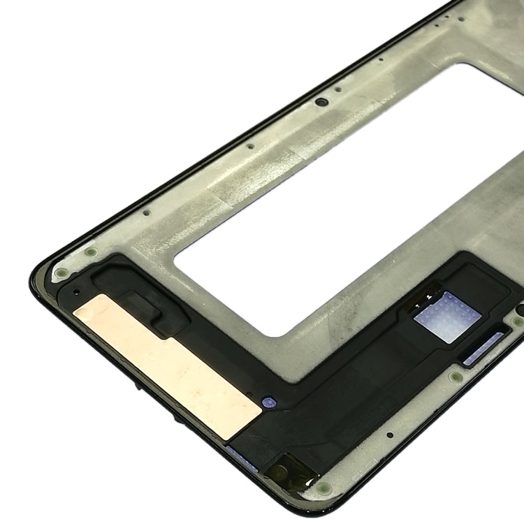 For Galaxy A8 Star / A9 Star / G8850 Front Housing LCD Frame Bezel Plate (Black) - Frame Bezel Plate by PMC Jewellery | Online Shopping South Africa | PMC Jewellery