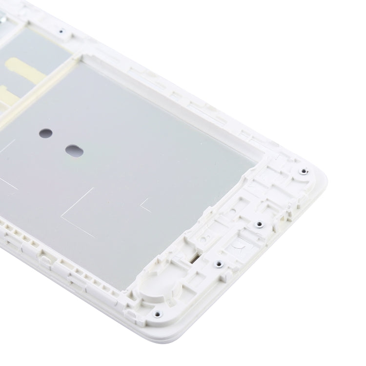 For Galaxy J3 Pro Front Housing LCD Frame Bezel (White) - Frame Bezel Plate by PMC Jewellery | Online Shopping South Africa | PMC Jewellery