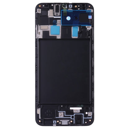 For Galaxy A20 SM-A205F/DS, A205FN, A205GN/DS, A205YN, A205G/DS Front Housing LCD Frame Bezel Plate (Black) - Frame Bezel Plate by PMC Jewellery | Online Shopping South Africa | PMC Jewellery