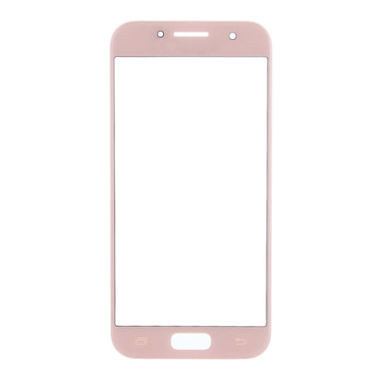 For Galaxy A7 (2017) / A720 Front Screen Outer Glass Lens (Pink) - Outer Glass Lens by PMC Jewellery | Online Shopping South Africa | PMC Jewellery