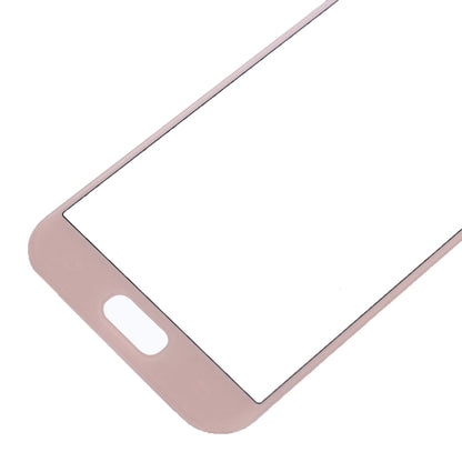 For Galaxy A7 (2017) / A720 Front Screen Outer Glass Lens (Pink) - Outer Glass Lens by PMC Jewellery | Online Shopping South Africa | PMC Jewellery