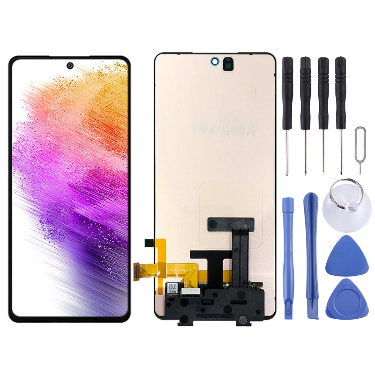Original Super AMOLED LCD Screen For Samsung Galaxy A73 with Digitizer Full Assembly - LCD Screen by PMC Jewellery | Online Shopping South Africa | PMC Jewellery