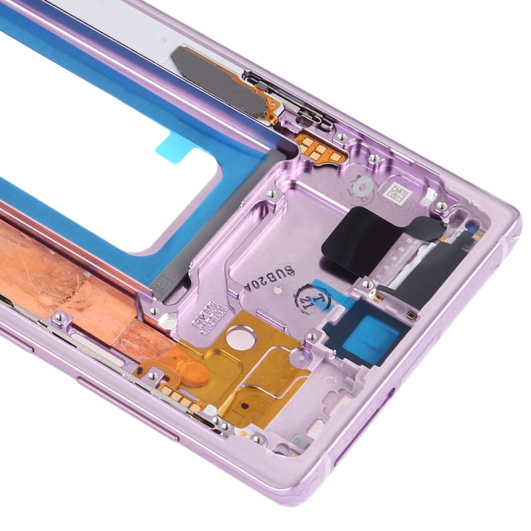 For Samsung Galaxy Note9 SM-N960F/DS, SM-N960U, SM-N9600/DS  Middle Frame Bezel Plate with Side Keys (Purple) - Frame Bezel Plate by PMC Jewellery | Online Shopping South Africa | PMC Jewellery