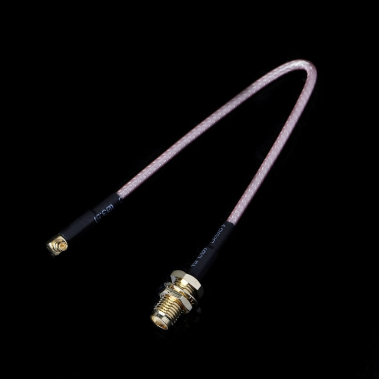 RG316 SMA Female to MMCX Right Angle Male Braid Cable, Length:15cm - Cable by PMC Jewellery | Online Shopping South Africa | PMC Jewellery