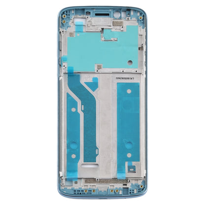 Front Housing LCD Frame Bezel Plate for Motorola Moto E5 Plus (Blue) - Frame Bezel Plate by PMC Jewellery | Online Shopping South Africa | PMC Jewellery