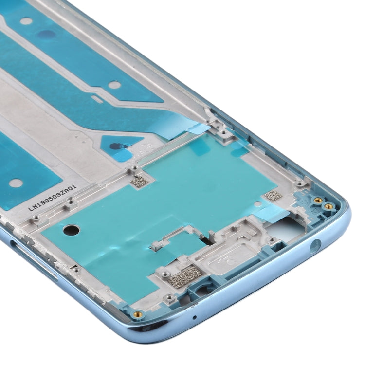 Front Housing LCD Frame Bezel Plate for Motorola Moto E5 Plus (Blue) - Frame Bezel Plate by PMC Jewellery | Online Shopping South Africa | PMC Jewellery