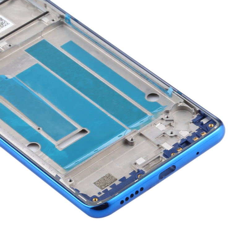 Front Housing LCD Frame Bezel Plate for Motorola Moto One Vision(Blue) - Frame Bezel Plate by PMC Jewellery | Online Shopping South Africa | PMC Jewellery