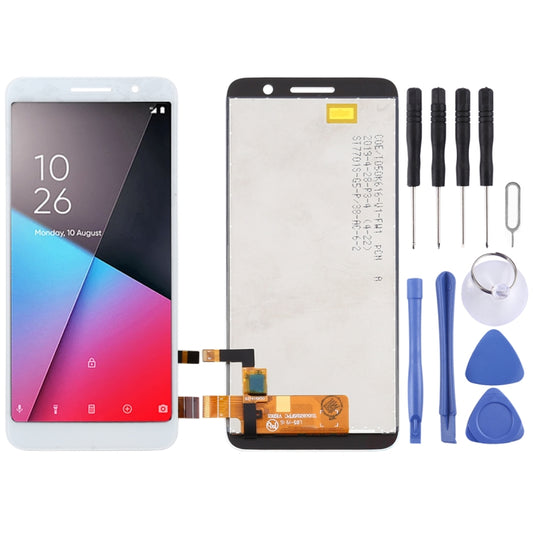 OEM LCD Screen for Vodafone Smart E9 Lite with Digitizer Full Assembly (White) - LCD Screen by PMC Jewellery | Online Shopping South Africa | PMC Jewellery