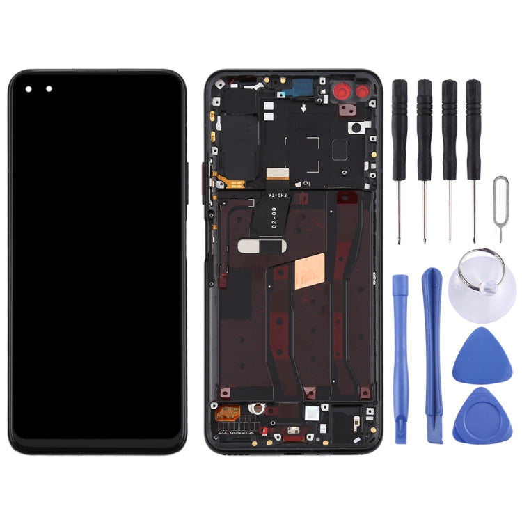 OEM LCD Screen for Huawei Nova 6 4G Digitizer Full Assembly with Frame(Black) - LCD Screen by PMC Jewellery | Online Shopping South Africa | PMC Jewellery