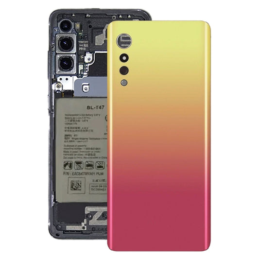 Battery Back Cover for LG Velvet LMG910EMW LM-G910EMW / Velvet 5G LM-G900N LM-G900EM (Illusion Sunset) - For LG by PMC Jewellery | Online Shopping South Africa | PMC Jewellery