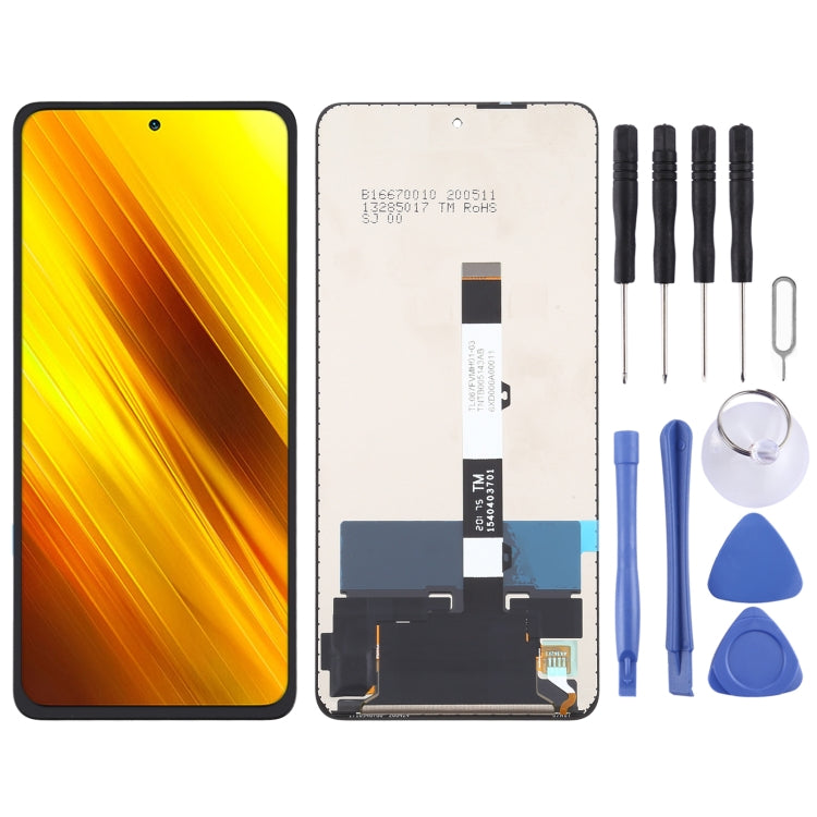 Original LCD Screen and Digitizer Full Assembly for Xiaomi Poco X3 / Poco X3 NFC / Poco X3 Pro M2102J20SG, M2102J20SI, MZB07Z0IN / MZB07Z1IN / MZB07Z2IN / MZB07Z3IN / MZB07Z4IN / MZB9965IN / M2007JCG / M2007J20CT - LCD Screen by PMC Jewellery | Online Shopping South Africa | PMC Jewellery