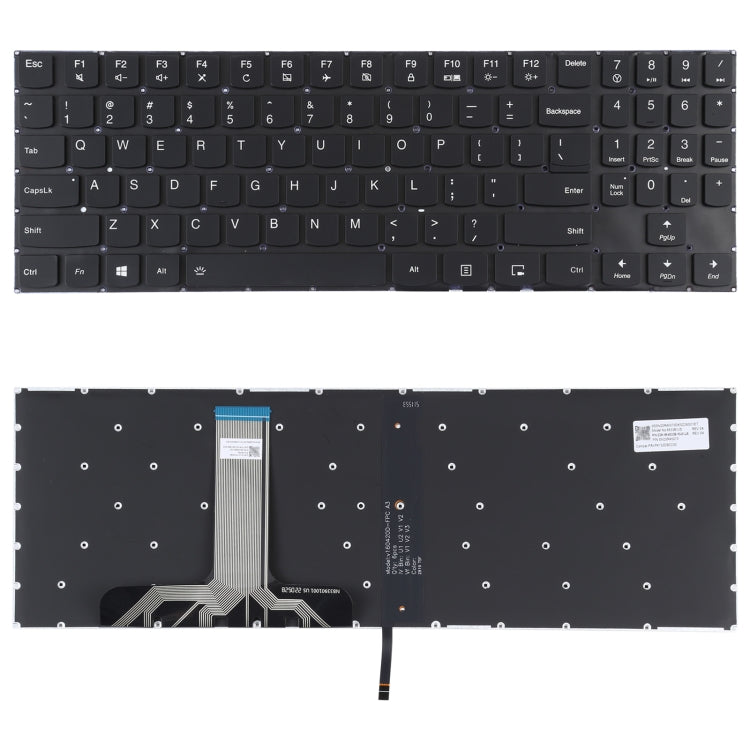 UK Version Keyboard with Keyboard Backlight for Lenovo Legion Y520 Y520-15IKB R720 Y720 Y720-15IKB - Replacement Keyboards by PMC TechLife | Online Shopping South Africa | PMC TechLife | Buy Now Pay Later Mobicred