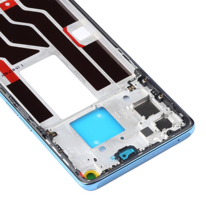 For OPPO Reno5 Pro 5G PDSM00, PDST00, CPH2201 Original Front Housing LCD Frame Bezel Plate (Blue) - Frame Bezel Plate by PMC Jewellery | Online Shopping South Africa | PMC Jewellery