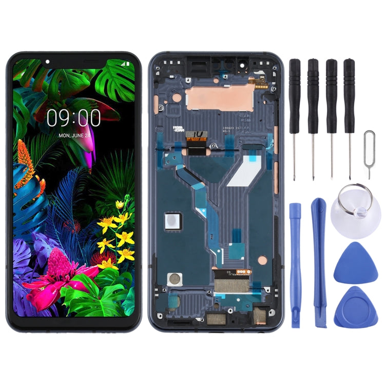 LCD Screen for LG G8s ThinQ LMG810, LM-G810, LMG810EAW with Digitizer Full Assembly With Frame (Black) - free shipping - PMC TechLife - Order now!