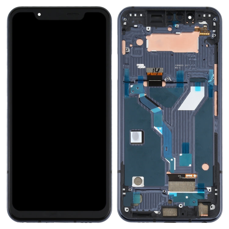LCD Screen for LG G8s ThinQ LMG810, LM-G810, LMG810EAW with Digitizer Full Assembly With Frame (Black) - free shipping - PMC TechLife - Order now!