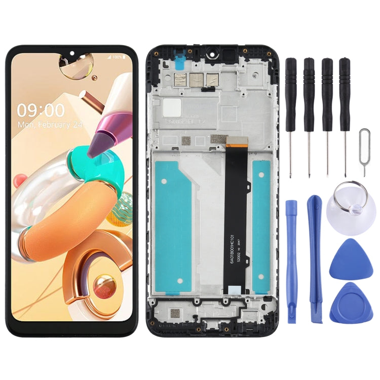 TFT LCD Screen for LG K41s LMK410EMW, LM-K410EMW, LM-K410 with Digitizer Full Assembly0(Black) - free shipping - PMC TechLife - Order now!