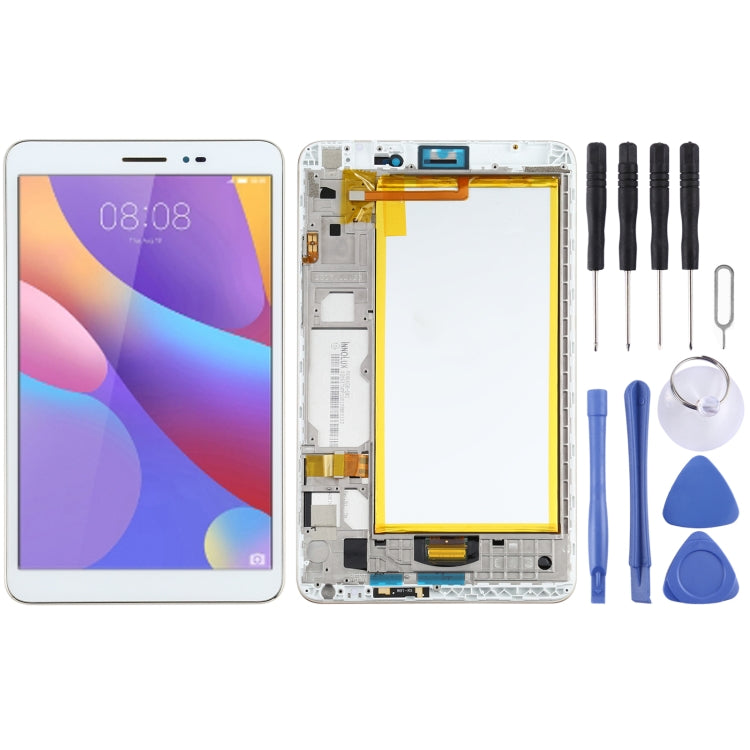 OEM LCD Screen for Huawei MediaPad T2 8.0 Pro JDN-W09 Digitizer Full Assembly with Frame(White) - LCD Screen by PMC Jewellery | Online Shopping South Africa | PMC Jewellery