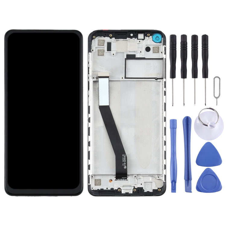 TFT LCD Screen for Xiaomi Redmi Note 9 /Redmi 10X 4G Digitizer Full Assembly with Frame(Black) - LCD Screen by PMC Jewellery | Online Shopping South Africa | PMC Jewellery