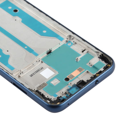 Front Housing LCD Frame Bezel Plate for Motorola Moto E (2020) (Blue) - Frame Bezel Plate by PMC Jewellery | Online Shopping South Africa | PMC Jewellery