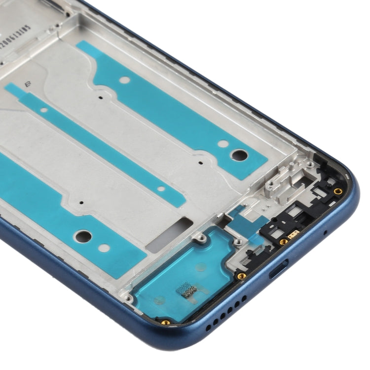 Front Housing LCD Frame Bezel Plate for Motorola Moto E (2020) (Blue) - Frame Bezel Plate by PMC Jewellery | Online Shopping South Africa | PMC Jewellery