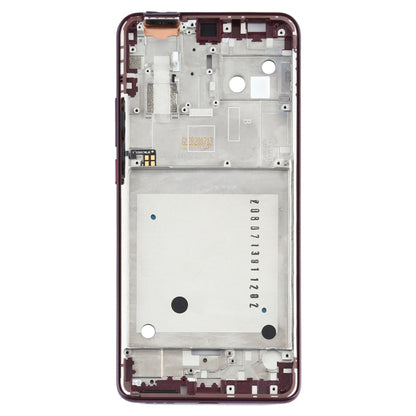 Front Housing LCD Frame Bezel Plate for Motorola One Hyper XT2027 XT2027-1 (Purple) - Frame Bezel Plate by PMC Jewellery | Online Shopping South Africa | PMC Jewellery