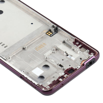 Front Housing LCD Frame Bezel Plate for Motorola One Hyper XT2027 XT2027-1 (Purple) - Frame Bezel Plate by PMC Jewellery | Online Shopping South Africa | PMC Jewellery