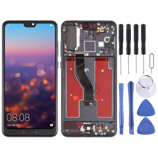 Original OLED LCD Screen for Huawei P20 Pro Digitizer Full Assembly with Frame(Black) - LCD Screen by PMC Jewellery | Online Shopping South Africa | PMC Jewellery