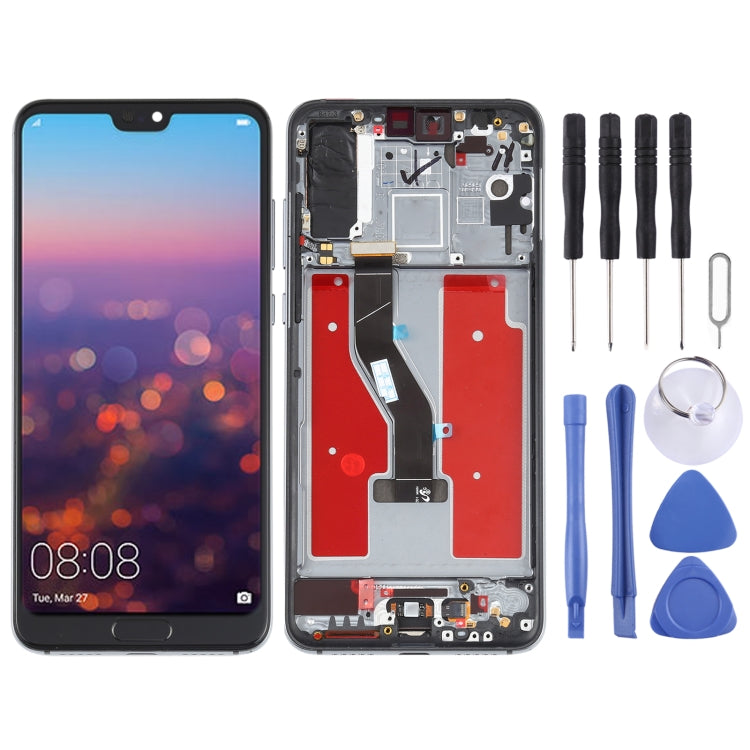 Original OLED LCD Screen for Huawei P20 Pro Digitizer Full Assembly with Frame(Blue) - LCD Screen by PMC Jewellery | Online Shopping South Africa | PMC Jewellery