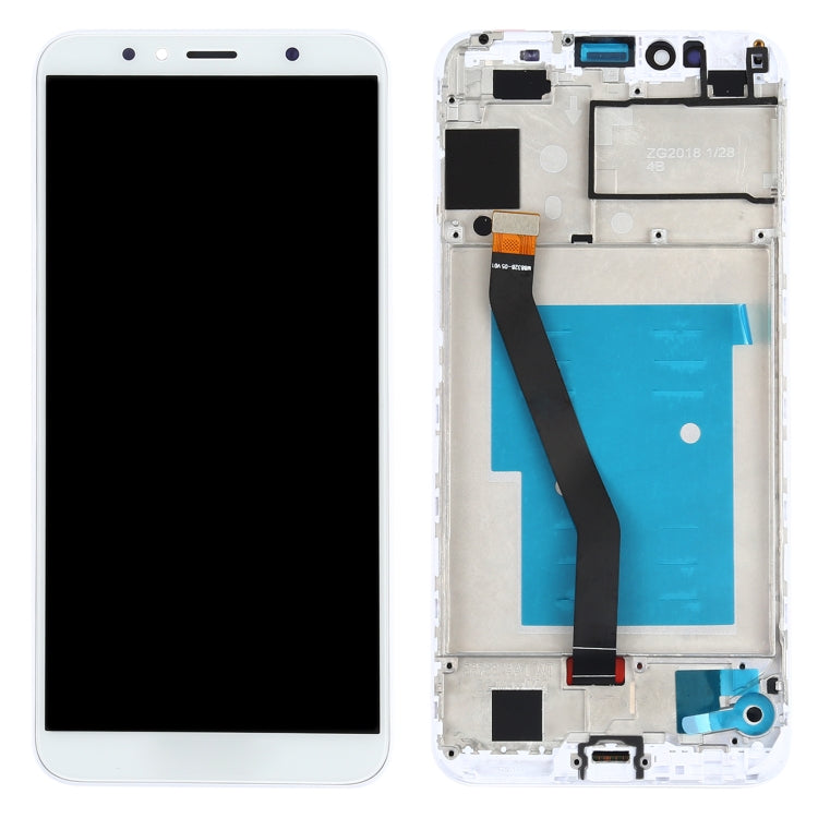 OEM LCD Screen for Huawei Y6 (2018) Digitizer Full Assembly with Frame(White) - LCD Screen by PMC Jewellery | Online Shopping South Africa | PMC Jewellery