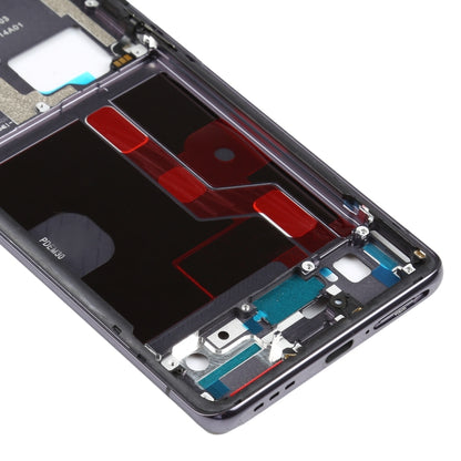 For OPPO Find X2 Pro CPH2025 PDEM30 Original Front Housing LCD Frame Bezel Plate (Black) - Frame Bezel Plate by PMC Jewellery | Online Shopping South Africa | PMC Jewellery