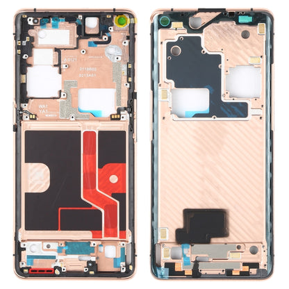 For OPPO Find X2 Pro CPH2025 PDEM30 Original Front Housing LCD Frame Bezel Plate (Gold) - Frame Bezel Plate by PMC Jewellery | Online Shopping South Africa | PMC Jewellery