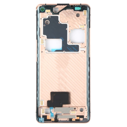 For OPPO Find X2 Pro CPH2025 PDEM30 Original Front Housing LCD Frame Bezel Plate (Gold) - Frame Bezel Plate by PMC Jewellery | Online Shopping South Africa | PMC Jewellery