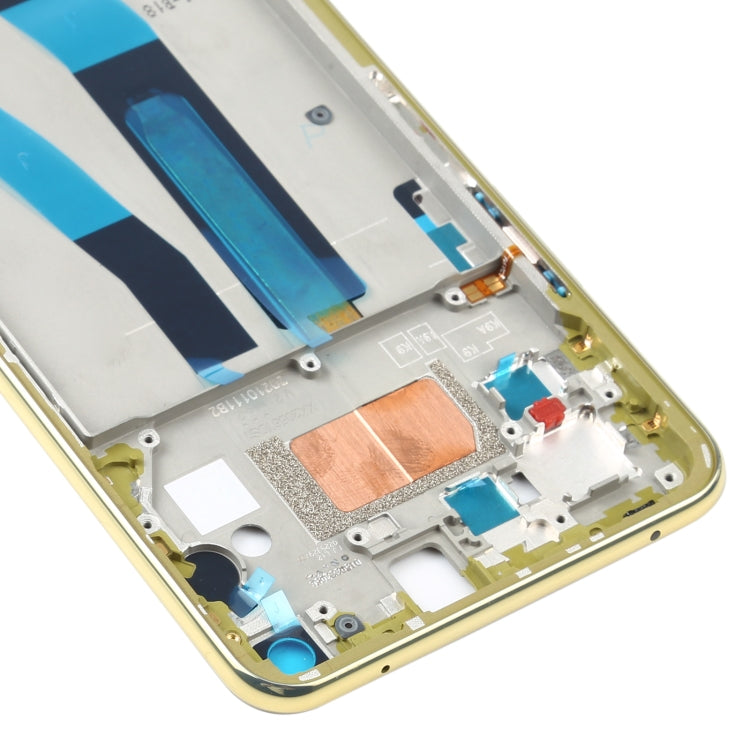 Original Front Housing LCD Frame Bezel Plate for Xiaomi Mi 11 Lite 5G / Mi 11 Youth/11 Lite 5G NE(Yellow) - Frame Bezel Plate by PMC TechLife | Online Shopping South Africa | PMC TechLife