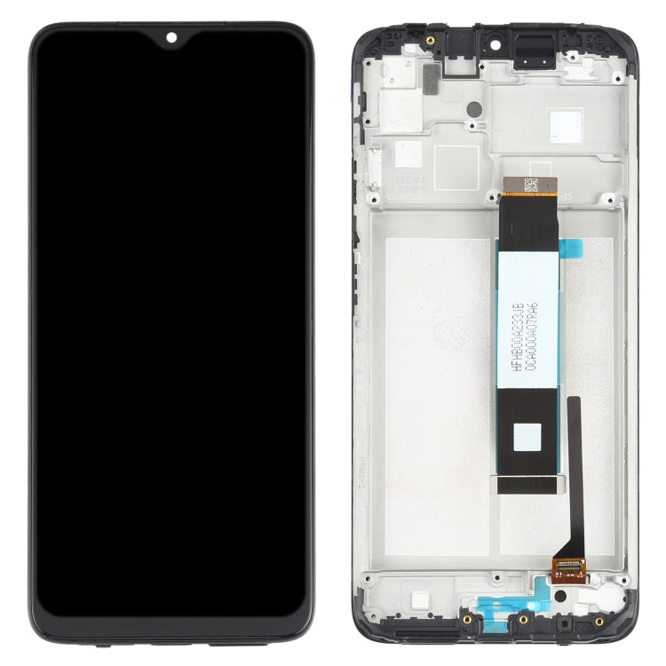 LCD Screen and Digitizer Full Assembly with Frame for Xiaomi Redmi Note 9 4G / Poco M3 / Redmi 9 Power M2010J19SC M2010J19CG(Black) - free shipping - PMC TechLife - Order now!