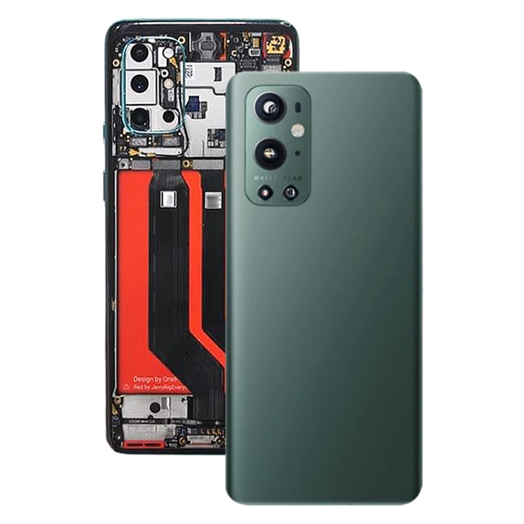 For OnePlus 9 Pro Battery Back Cover With Camera Lens (Green) - Back Cover by PMC Jewellery | Online Shopping South Africa | PMC Jewellery